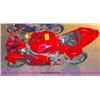 Image 1 : APC red 43cc gas chopper scooter