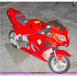 APC red 43cc gas chopper scooter