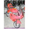 Image 1 : APC red 43cc gas chopper scooter