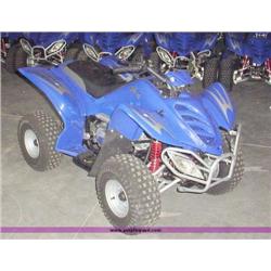 Baja 90 blue ATV Oversized pneumatic ti