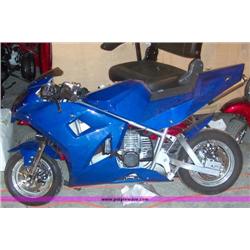 Pantera blue 49cc pocket bike