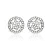 0.25 CTW Diamond Earrings 14K White Gold - REF-36F4N