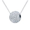 Image 1 : 1 CTW Diamond Pendant 14K White Gold - REF-74H3M