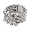 Image 1 : 0.40 CTW Diamond Ring 18K White Gold - REF-125X6R