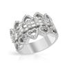 Image 1 : 1.4 CTW Diamond Ring 18K White Gold - REF-177R7K