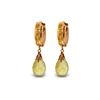 Image 1 : Genuine 6.85 ctw Citrine Earrings 14KT Rose Gold - REF-49Z6N