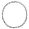 Image 1 : 3.85 CTW Diamond Necklace 18K White Gold - REF-892W5H
