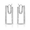 Image 1 : 0.56 CTW Diamond Earrings 14K White Gold - REF-53F9N