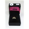 Image 2 : Estate - 10 KT White & Yellow Gold Diamond Ring