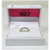 Image 2 : Estate - White Gold Band Ring - 4 Grams