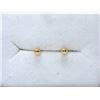 Image 1 : New 14 KT Yellow Gold Ball Stud Earrings