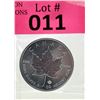 Image 1 : 1 Oz .9999 Fine Silver 2017 Canada Maple Leaf Coin