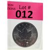 Image 1 : 1 Oz .9999 Fine Silver 2015 Canada Maple Leaf Coin