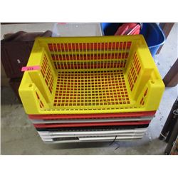 9 Plastic Sorting Bins