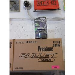 Case of 6 Prestone Bullet Auto Wax Kits