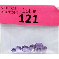 16 CTW Loose Amethyst Gemstones