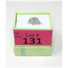 Image 2 : Aquamarine & Diamond Sterling Silver Ring