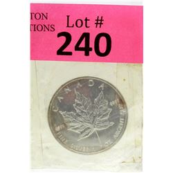 1 Oz. 1999 Canada .9999 Silver Maple Leaf Coin