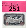 Image 1 : 1 Oz Stagecoach .999 Silver Art Bar