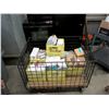 Image 1 : Rolling Crate w/Breakers & Other Electrical Parts