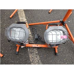 HDX Twin Head Halogen Work Light - No Stand