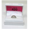 Image 2 : Estate - 10KT White Gold Comfort Band Ring