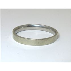 Estate - 10KT White Gold Wedding Band Ring