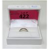 Image 2 : Estate - 10KT White Gold Wedding Band Ring