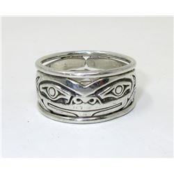 Signed Norman Bentley Haida Nation Frog Ring