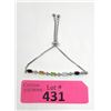 Image 1 : Ladies Multi Gemstone Tennis Bracelet
