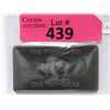 Image 1 : 1 Troy Oz. .999 Fine Titanium Buffalo Bar