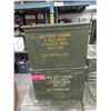Image 1 : 2 Metal Ammo Boxes - Each is 7" x 9" x 12"