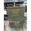 Image 1 : 2 Metal Ammo Boxes - Each is 7" x 9" x 12"
