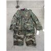 Image 1 : 2 New Camouflage Jacket and Pant Sets -Medium Size