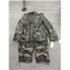 Image 1 : 2 New Camouflage Jacket and Pant Sets -Medium Size