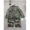 Image 1 : 2 New Camouflage Jacket and Pant Sets -Medium Size