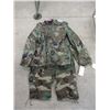 Image 1 : 2 New Camouflage Jacket and Pant Sets -Medium Size