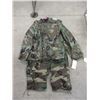 Image 1 : 2 New Camouflage Jacket and Pant Sets -Medium Size