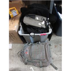 Tote of New Back Packs and Other Bags