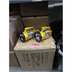 4 Cases of 24 New 6 Volt Flashlights