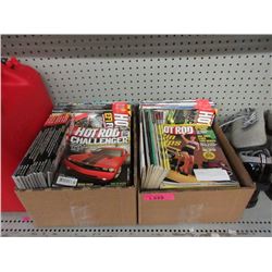 2 Boxes of Hot Rod Magazines