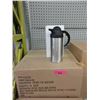 Image 1 : Case of 12 New 1 Litre Stainless Steel Creamer Jugs