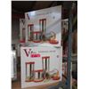 Image 1 : 3 New 4 Piece Glass Storage Jar Sets
