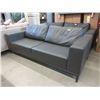Image 1 : New Dark Grey Leather Sofa by SofaLab
