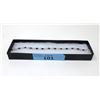 Image 2 : 7.8 CTW Sapphire & Diamond Tennis Bracelet