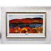 Image 1 : Framed Georgia O'Keeffe Print  - 24" x 38"