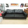 Image 1 : New Black Leather Sofa by SofaLab