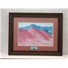 Image 1 : Framed Georgia O'Keeffe Print  - 24" x 19"