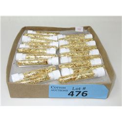 20 Vials of Decorative Gold Leaf