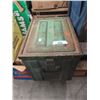 Image 1 : Vintage Metal Ammo Box - 12" x 15" x 13" tall